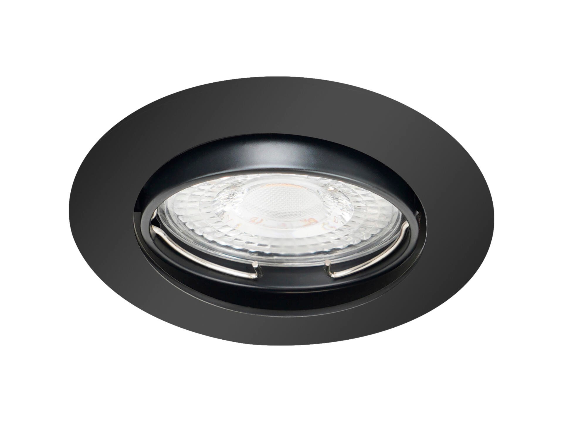 Prolight spot encastrable LED GU10 4W noir 3 pièces