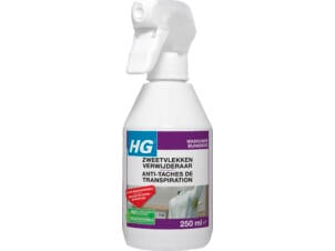 HG spray détachant taches de transpiration et de déodorant 250ml