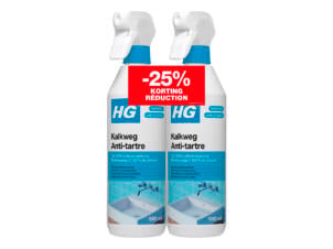 HG spray moussant anti-tartre duopack 0,5l