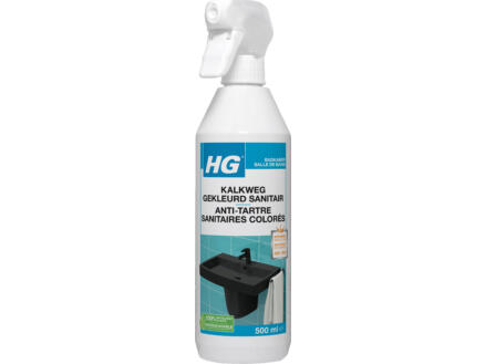 HG spray moussant antitartre sanitaires colorés 0,5l 1