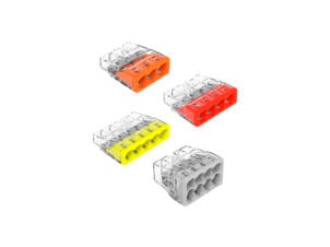 Wago steekklem 0,5-2,5mm mix 45 stuks