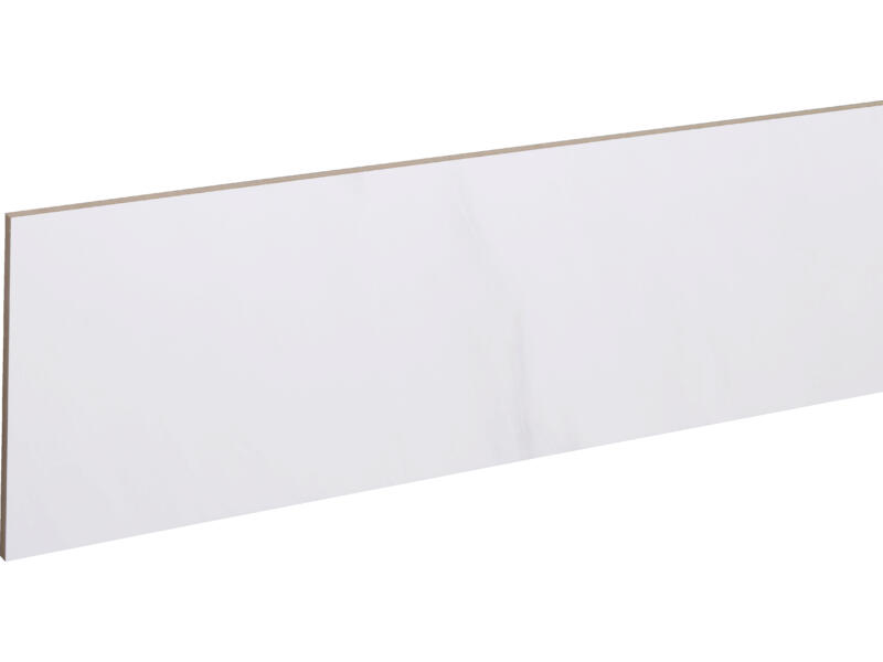 stootbord 130x20 cm wit marmer 3 stuks