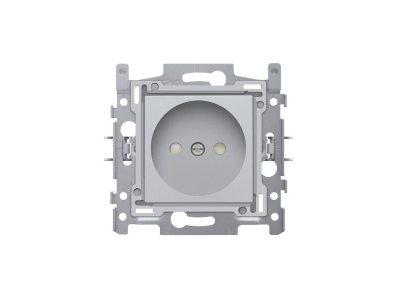 Niko Rond Stopcontact Niko stopcontact 21mm zonder penaarde Intense sterling | Hubo