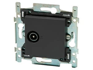 Niko stopcontact TV Intense anthracite