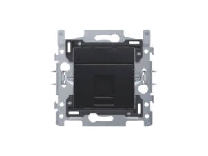 Niko stopcontact UTP Intense mat zwart