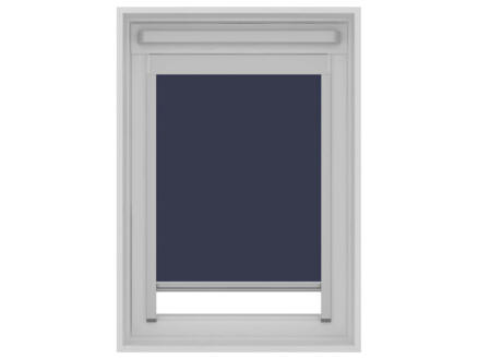 Decosol store enrouleur occultant fenêtre de toit 114x118 cm bleu foncé 1