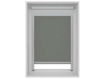 Decosol store enrouleur occultant fenêtre de toit 134x140 cm gris 1