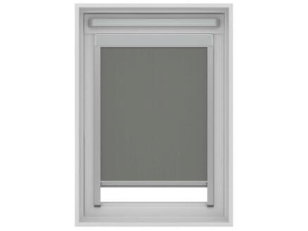 Decosol store enrouleur occultant fenêtre de toit 78x140 cm gris 1