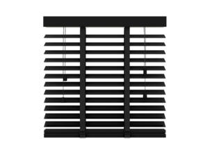 Decosol store vénétien bois 947 50mm 100x130 cm noir mat