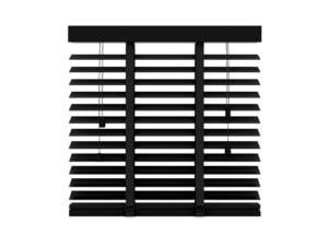 Decosol store vénétien bois 947 50mm 100x220 cm noir mat