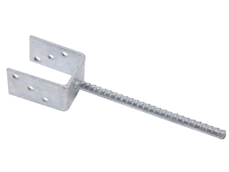 Giardino Support De Poteau Sceller En U 91x105x200x20 Mm Hubo giardino-support-de-poteau-sceller-en-u-91x105x200x20-mm-hubo