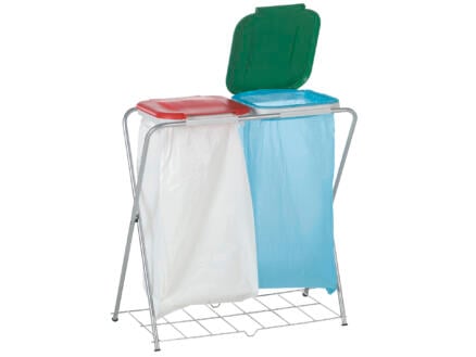 Practo Home support sac-poubelle double avec grille 1