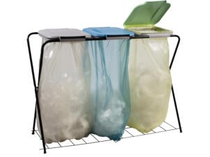 Practo Home support sac poubelle triple + grille