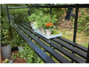Halls table de culture serre Qube 68 noir