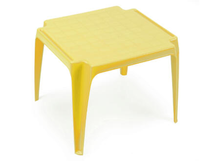 Progarden table enfant 52x52 cm jaune 1