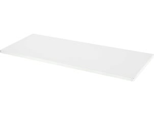 Element System tablette métal 800x300 mm blanc 2 pièces