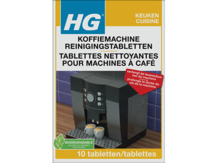 HG tablettes nettoyantes universelles pour machine à café 10 pièces 1