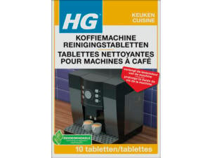 HG tablettes nettoyantes universelles pour machine à café 10 pièces