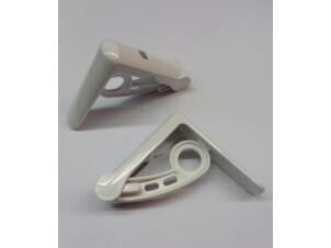 Finesse tafelklem met veer 55x55 mm PVC 4 stuks
