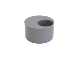 Scala tampon de réduction 100mm/40mm PVC gris