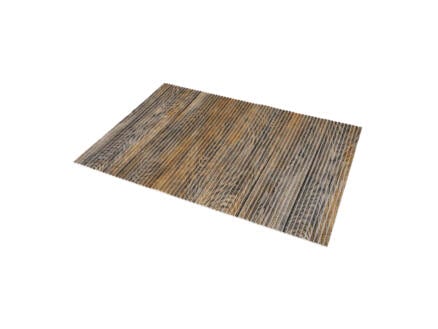 Differnz tapis de bain antidérapant 70x45 cm aspect bois 1