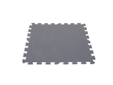 Intex tapis de sol puzzle 50x50 cm gris 8 pièces 1