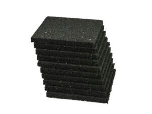Aquaplan tegeldrager 10x10x1 cm rubber 10 stuks