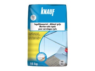 Knauf tegellijm dikbed 15kg grijs