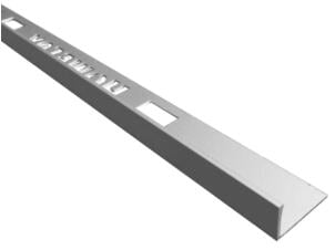 Homelux tegelprofiel recht 8mm 120cm aluminium zilver