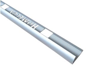 Homelux tegelprofiel rond 10mm 270cm aluminium mat