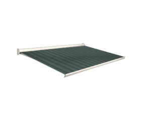 Domasol tente solaire électrique F10 300x250 cm vert D388 avec armature blanc crème RAL 9001