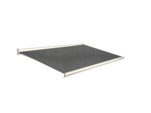 Domasol tente solaire électrique F10 350x250 cm anthracite D131 avec armature blanc crème RAL 9001