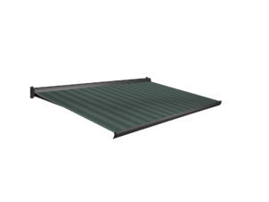 Domasol tente solaire électrique F10 450x300 cm vert D388 avec armature anthracite RAL 7016