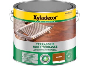 Xyladecor terrasolie mat 2,5l bangkirai