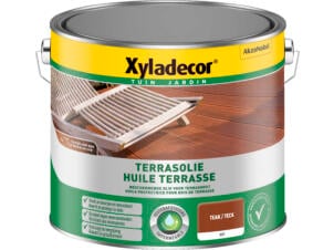 Xyladecor terrasolie mat 2,5l teak