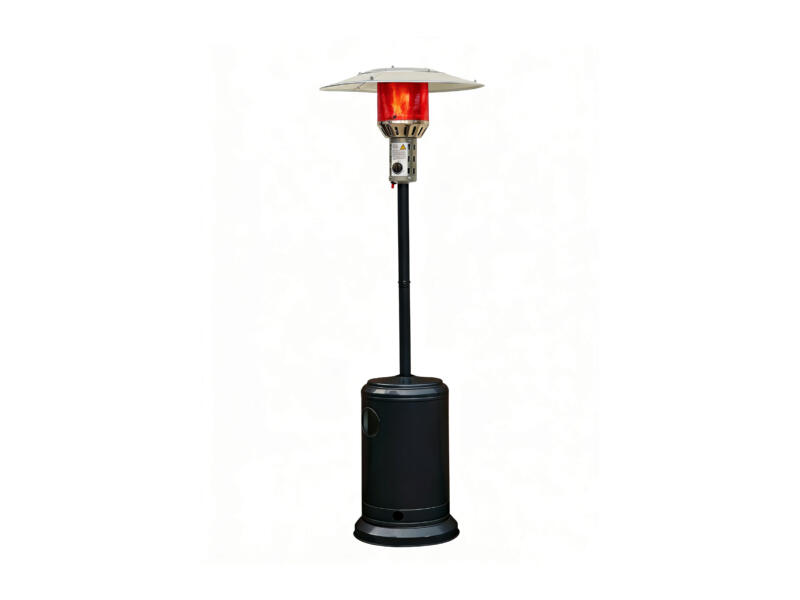 Terrasverwarmer gas 10000w zwart