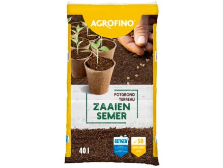 Agrofino terreau pour semis et bouturage 40l 1