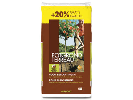 Agrofino terreau universel 40l +20% 1