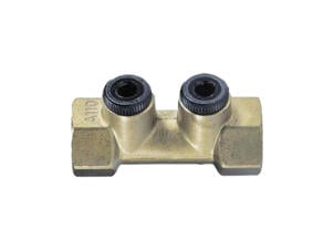 Saninstal terugslagklep FF 1/2" messing