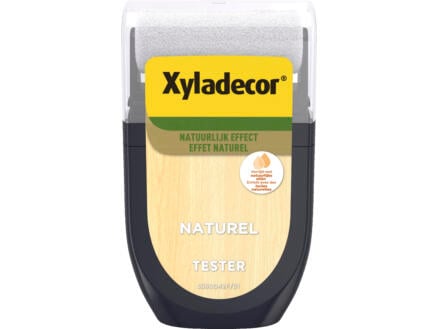 Xyladecor tester houtbeits natuurlijk effect 30ml naturel 1