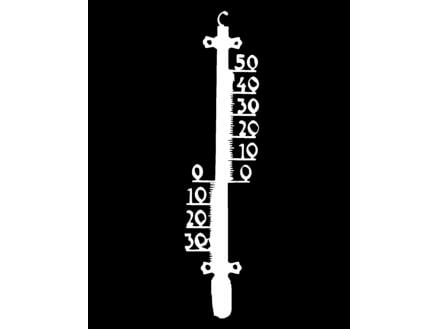 Nature thermometer 25cm kunststof 1