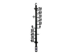 AVR thermometer 38cm metaal