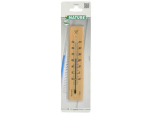 Nature thermomètre mural 19cm bambou