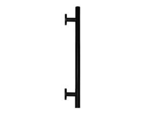 Solid tirant de porte droit 40cm noir