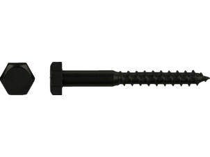 Pgb-fasteners tire-fond DIN571 8x50 mm noir 6 pièces