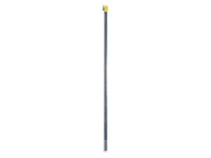 Mack tringle de garde-robe 120x1,5x3 cm 0,8mm noir