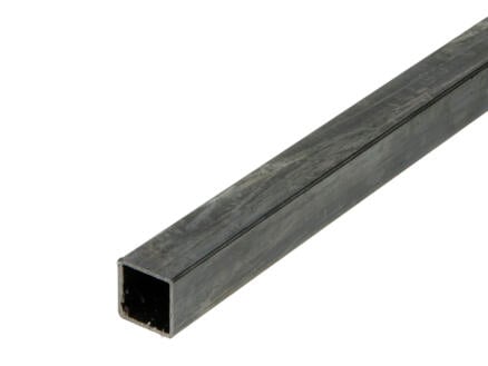 Arcansas tube carré 1m 20x20 mm acier 1
