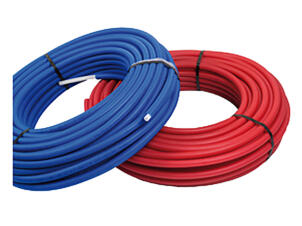 Saninstal tube multi-couches pert-alu 16x2 mm sur rouleau 50m bleu