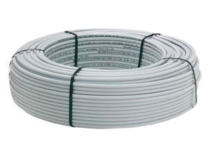 Saninstal tube multi-couches pert-alu nu 20x2 mm sur rouleau 100m gris