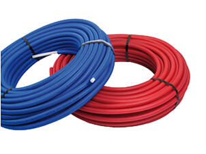 Saninstal tube multi-couches pert-alu rouge 16x2 mm sur rouleau 10m